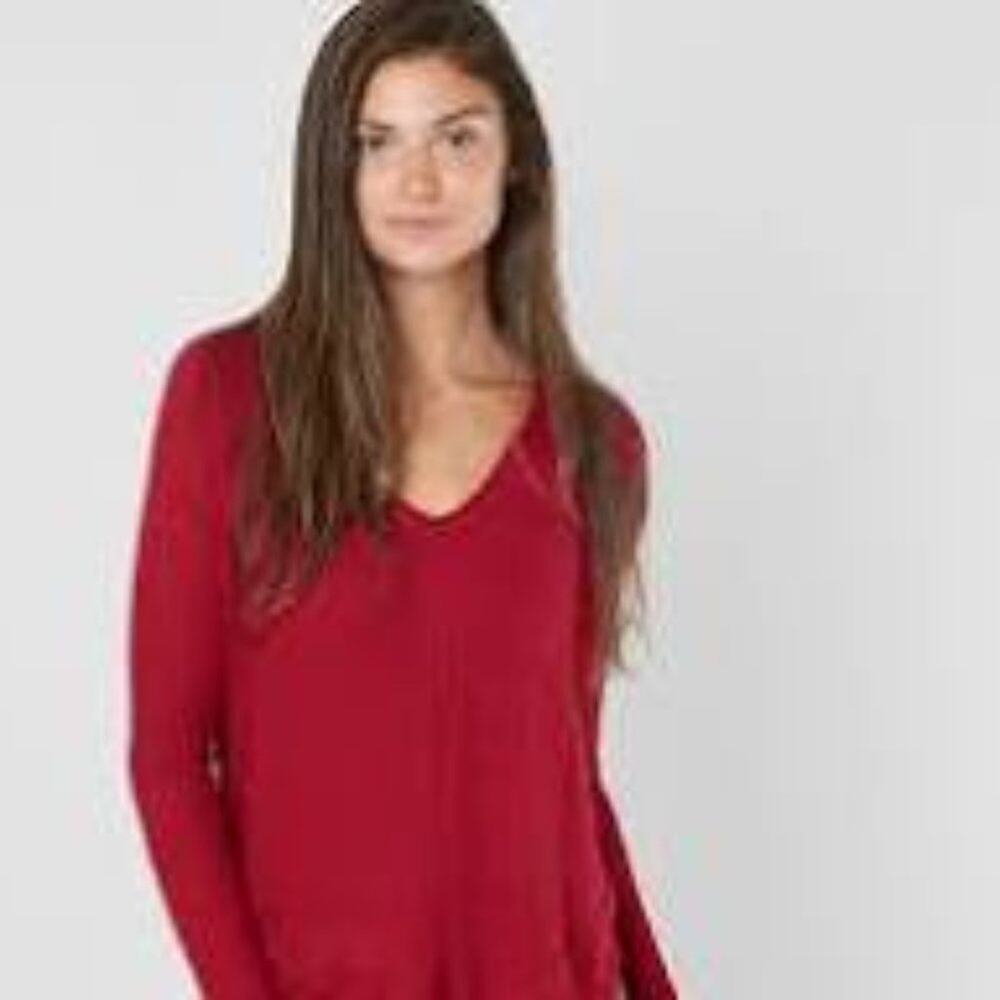 WE THE FREE ORANGE WAFFLEKNIT CATALINA SIZE SMALL